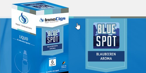 InnoCigs E-Liquids - 10ml - blue spot - Blaubeeren
