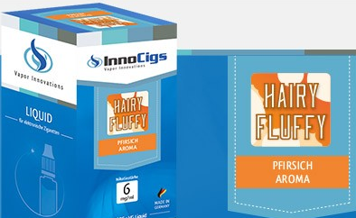 InnoCigs E-Liquids - 10ml - hairy fluffy - Pfirsich