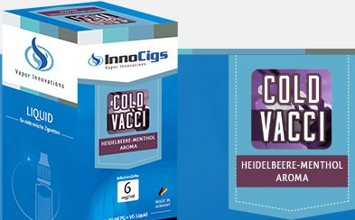 InnoCigs E-Liquids - 10ml - cold vacci - Heidelbeer Menthol